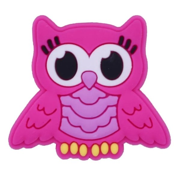 CROCS Accessories - Pink Owl Croc Charm
